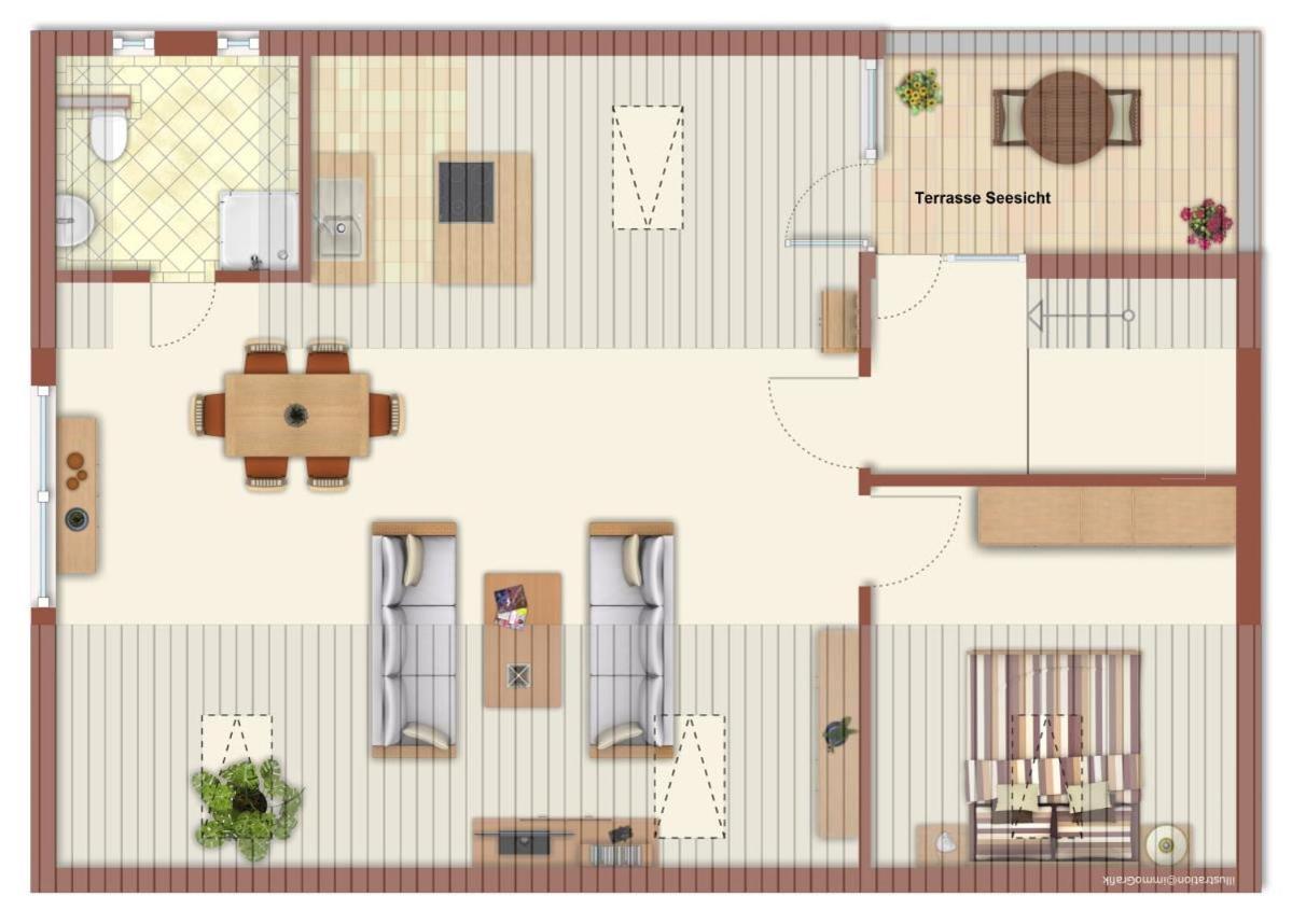Ferienwohnung Seesicht Rostock Ngoại thất bức ảnh